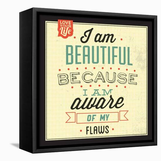 I'm Beautiful-Lorand Okos-Framed Stretched Canvas