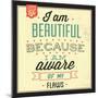 I'm Beautiful-Lorand Okos-Mounted Art Print