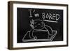 I'm Bored-Raywoo-Framed Art Print