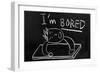 I'm Bored-Raywoo-Framed Premium Giclee Print