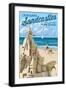 I'm Building Sandcastles in My Dreams-Lantern Press-Framed Art Print