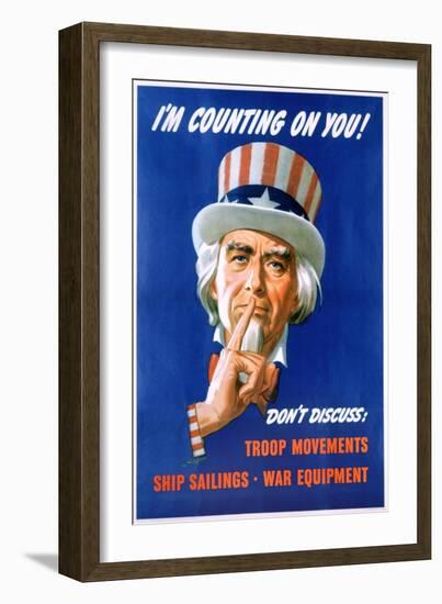 I'M Counting on You! Poster-Leon Helguera-Framed Giclee Print