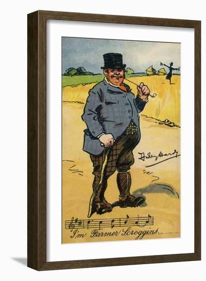 I'm Farmer Scroggins (Chromolitho)-Dudley Hardy-Framed Giclee Print