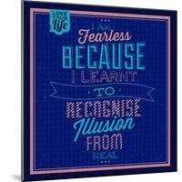 I'm Fearless 1-Lorand Okos-Mounted Art Print