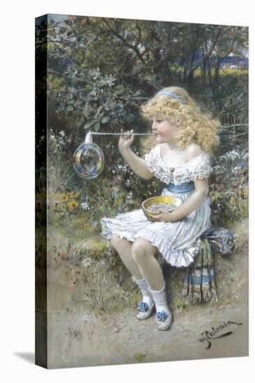 I'M Forever Blowing Bubbles-William Stephen Coleman-Stretched Canvas