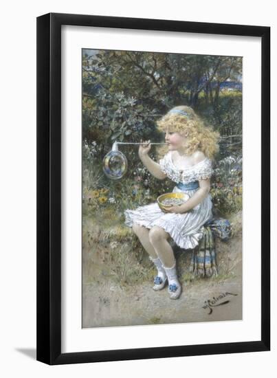 I'M Forever Blowing Bubbles-William Stephen Coleman-Framed Giclee Print