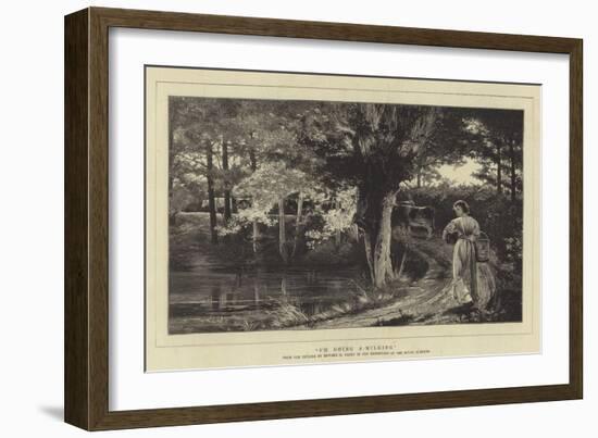 I'm Going a Milking-Edward Henry Fahey-Framed Giclee Print