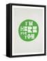 I'M Here For You Affirmation Dot-null-Framed Stretched Canvas