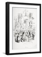 I'M Married, Illustration from 'David Copperfield' by Charles Dickens-Hablot Knight Browne-Framed Giclee Print