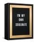 I'm My Own Soulmate-null-Framed Stretched Canvas