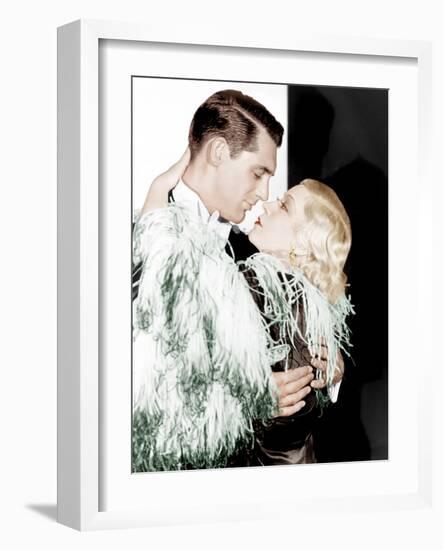 I'M NO ANGEL, from left: Cary Grant, Mae West, 1933-null-Framed Photo