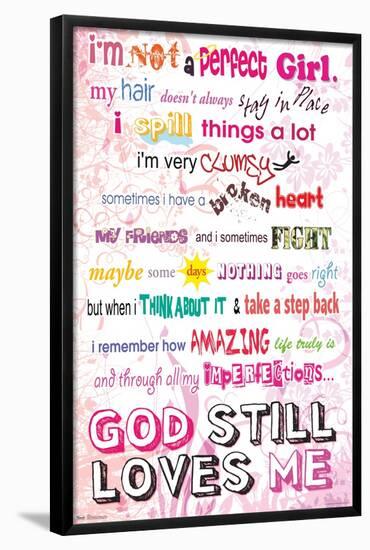 I'm Not Perfect-Trends International-Framed Poster