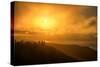 I'm On Fire, Misty Sun at Marin Headlands, San Francisco-Vincent James-Stretched Canvas