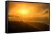 I'm On Fire, Misty Sun at Marin Headlands, San Francisco-Vincent James-Framed Stretched Canvas