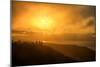 I'm On Fire, Misty Sun at Marin Headlands, San Francisco-Vincent James-Mounted Photographic Print