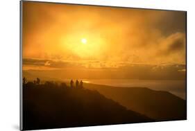 I'm On Fire, Misty Sun at Marin Headlands, San Francisco-Vincent James-Mounted Photographic Print