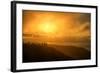 I'm On Fire, Misty Sun at Marin Headlands, San Francisco-Vincent James-Framed Photographic Print