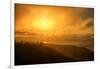 I'm On Fire, Misty Sun at Marin Headlands, San Francisco-Vincent James-Framed Photographic Print