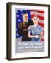 I'm Proud...My Husband Wants Me to Do My Part World War II Poster-John Newton Hewitt-Framed Giclee Print
