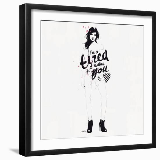 I'm So Tired-Manuel Rebollo-Framed Art Print