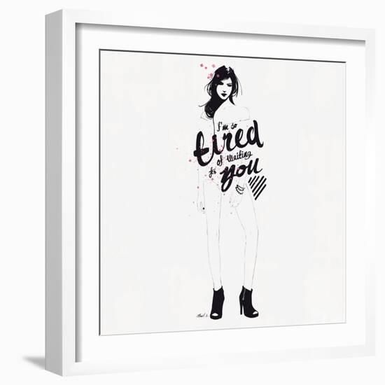 I'm So Tired-Manuel Rebollo-Framed Art Print