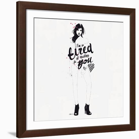 I'm So Tired-Manuel Rebollo-Framed Art Print