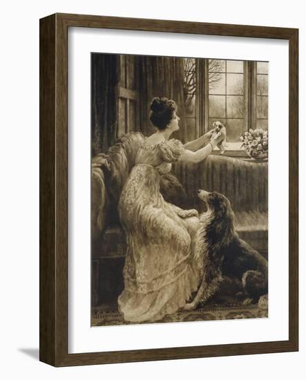 I'm Still Here-Herbert Dicksee-Framed Giclee Print