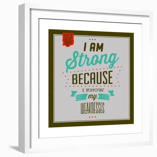 I'm Strong 1-Lorand Okos-Framed Premium Giclee Print