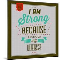 I'm Strong 1-Lorand Okos-Mounted Art Print