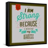 I'm Strong 1-Lorand Okos-Framed Stretched Canvas