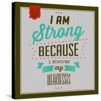 I'm Strong 1-Lorand Okos-Stretched Canvas
