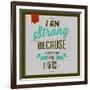 I'm Strong 1-Lorand Okos-Framed Art Print