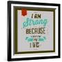 I'm Strong 1-Lorand Okos-Framed Art Print