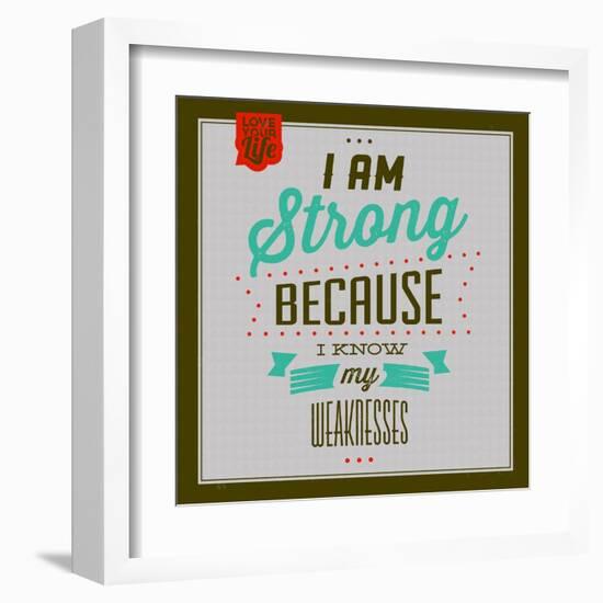 I'm Strong 1-Lorand Okos-Framed Art Print