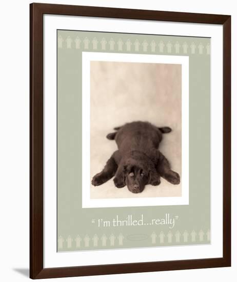 I'm Thrilled-Rachael Hale-Framed Premium Giclee Print