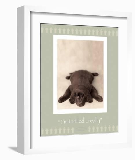 I'm Thrilled-Rachael Hale-Framed Premium Giclee Print