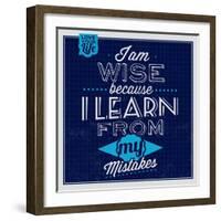 I'm Wise 1-Lorand Okos-Framed Art Print