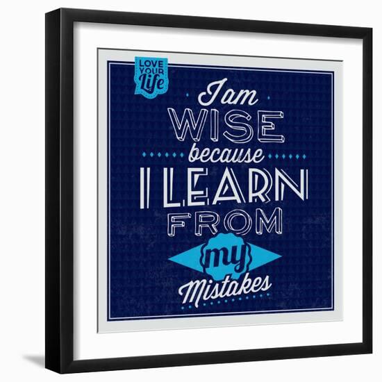 I'm Wise 1-Lorand Okos-Framed Art Print