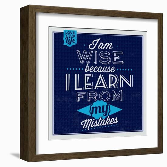 I'm Wise 1-Lorand Okos-Framed Art Print