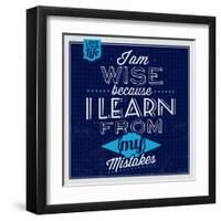 I'm Wise 1-Lorand Okos-Framed Art Print