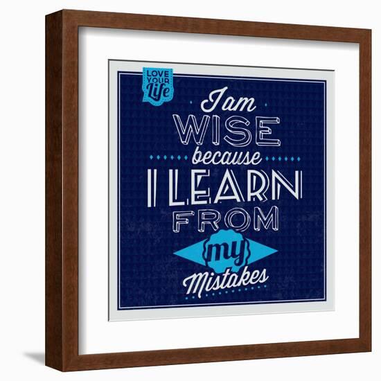 I'm Wise 1-Lorand Okos-Framed Art Print