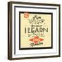 I'm Wise-Lorand Okos-Framed Premium Giclee Print