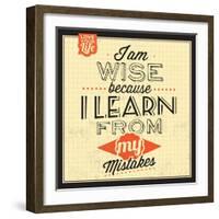 I'm Wise-Lorand Okos-Framed Art Print