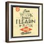 I'm Wise-Lorand Okos-Framed Art Print