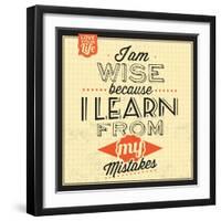 I'm Wise-Lorand Okos-Framed Art Print