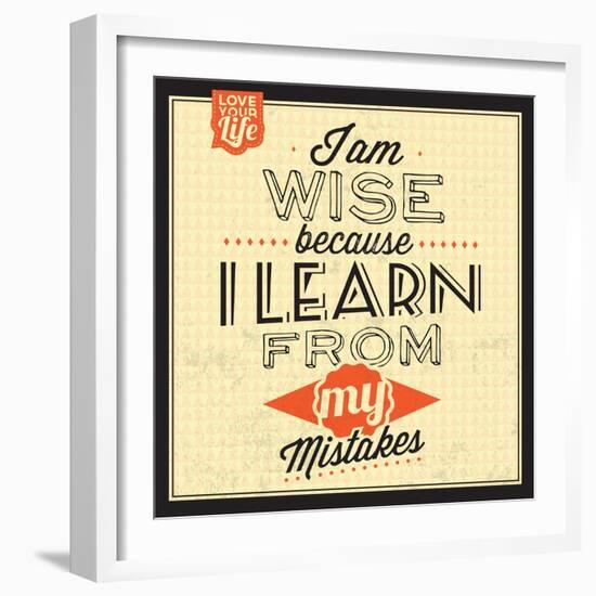 I'm Wise-Lorand Okos-Framed Art Print