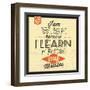 I'm Wise-Lorand Okos-Framed Art Print