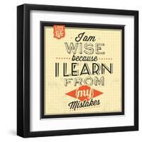 I'm Wise-Lorand Okos-Framed Art Print