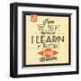 I'm Wise-Lorand Okos-Framed Art Print