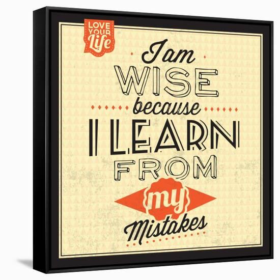 I'm Wise-Lorand Okos-Framed Stretched Canvas